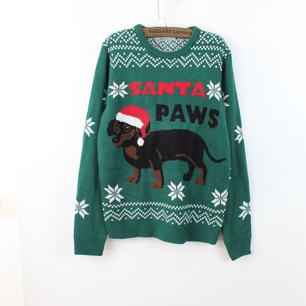 Green christmas sweater