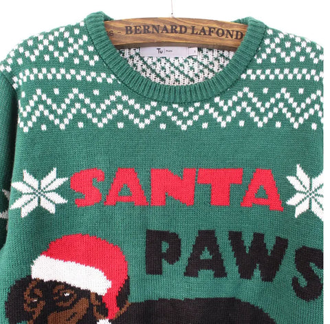 Green christmas sweater