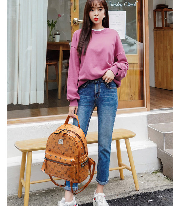 Korean Style College Style Women'S Backpack