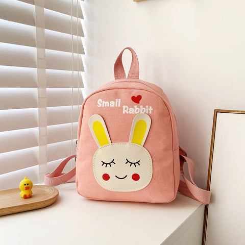 Children's Bags Girls Canvas Backpacks Cute Cartoon Girls Backpacks