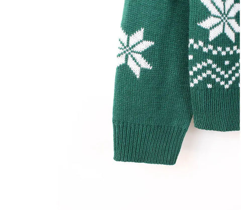 Green christmas sweater