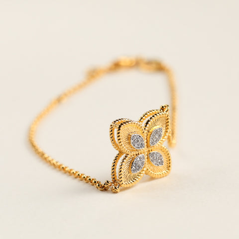 Gold bracelet female intellectual elegance