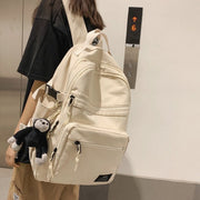 College Students Double-shouldered Male Gender-neutral Tooling Wind Hip-hop Sports Street Schoolbag