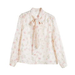 Women's Elegance Retro Niche Floral Shirt