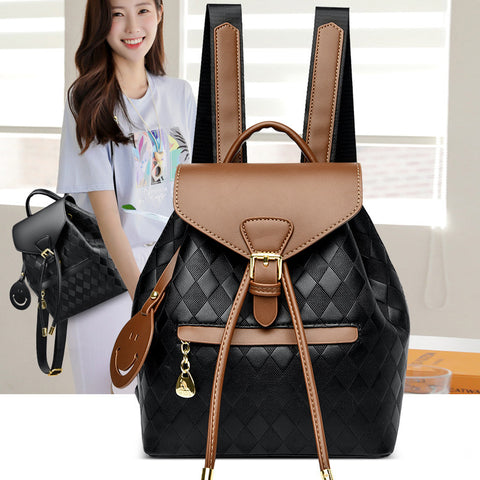 Retro Contrast Color Hand Bag Fashionable And Versatile Travel Bags