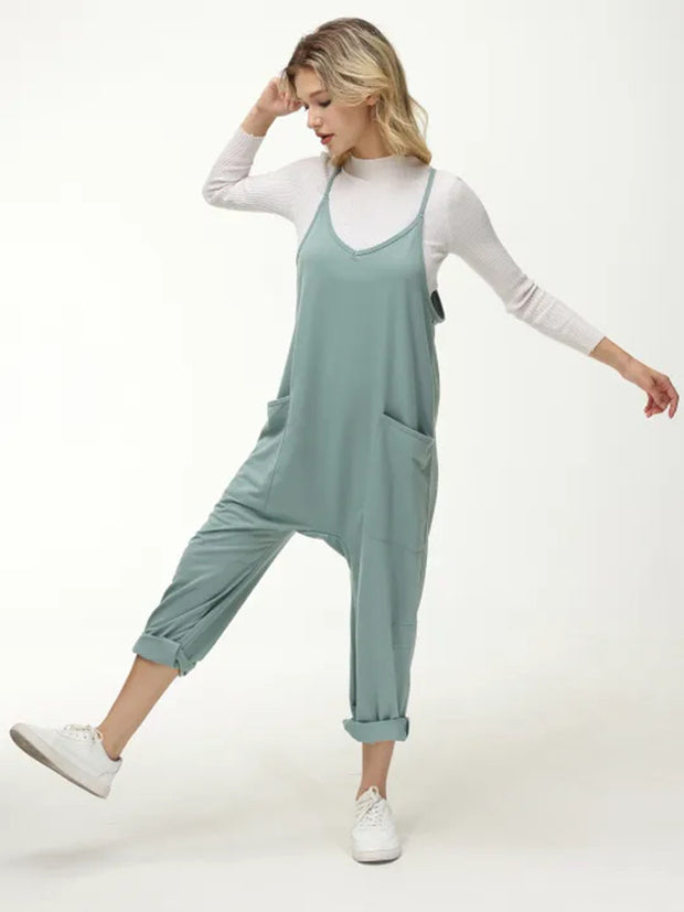 Versatile And Slim Women's Casual Wear Jumpsuits