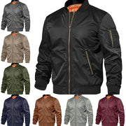 Mens Jacket New Spring Autumn Male Baseball Jackets Pilot Men Outwear Coat Zipper Men's Uniform