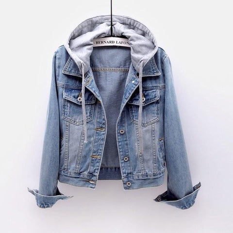 Winter denim cotton coat