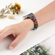 Colorful Stone Smart Strap Jewelry Crystal Watch Chain