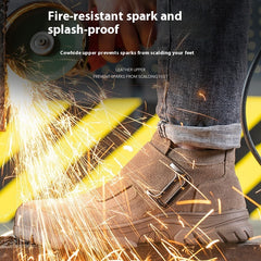 Fire-proof Splash-ironing Welder Working Protective Footwear